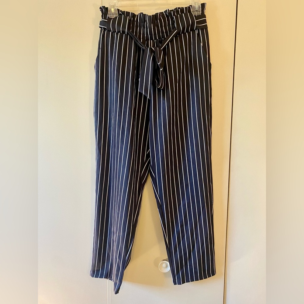 Grace Karin High Waste Pants with Belt